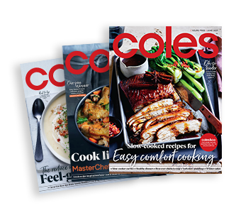 A stack of Coles magazines