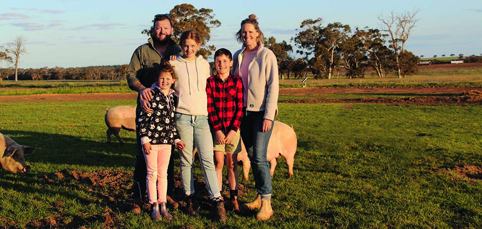 Koos, Deborah, Holly, Koos junior and Edith