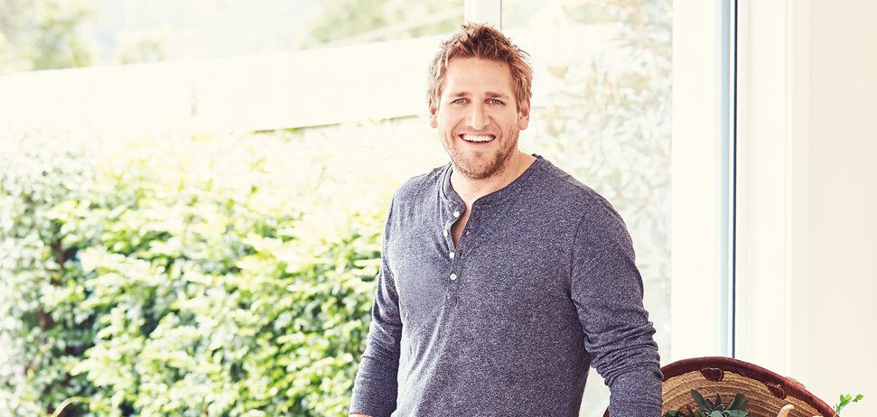 Curtis stone in his kitchen