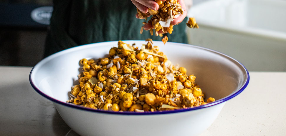 A bowl of cereal