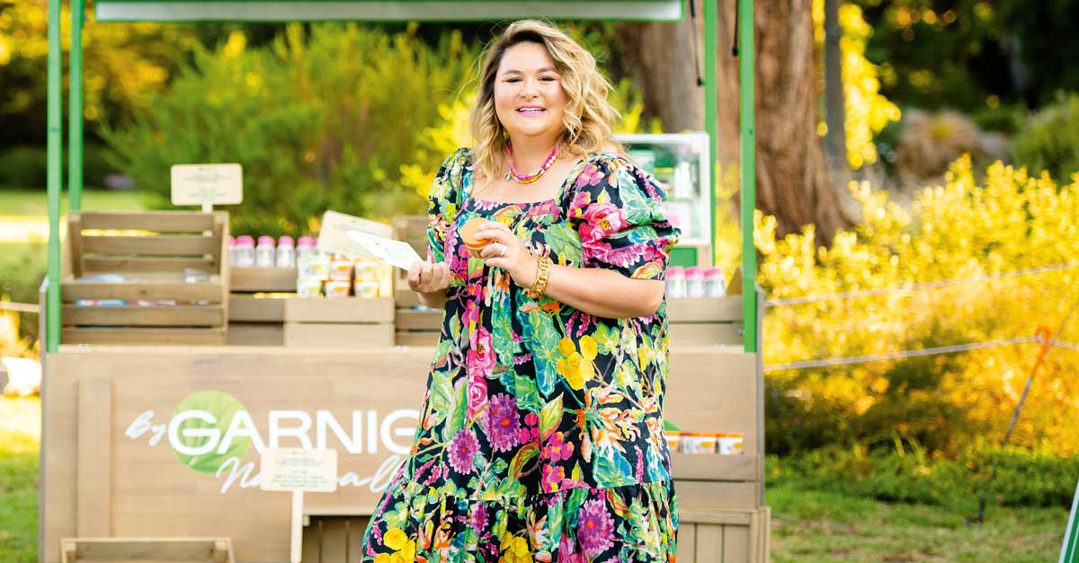 Emmylou MacCarthy in a garden