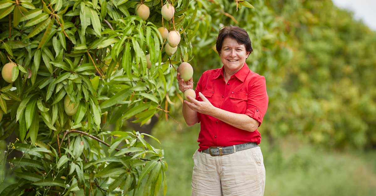 Mango producer Marie Piccone