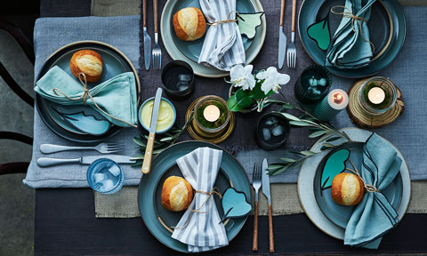 Coles homewares styled table