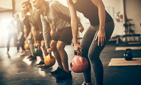 group fitness class
