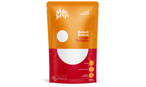 Able Foods Baked Beans Chilli Tomato